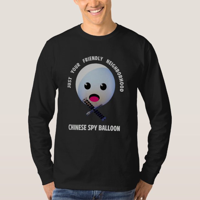 Camiseta Cute and Chinese Spy Balloon (Frente)