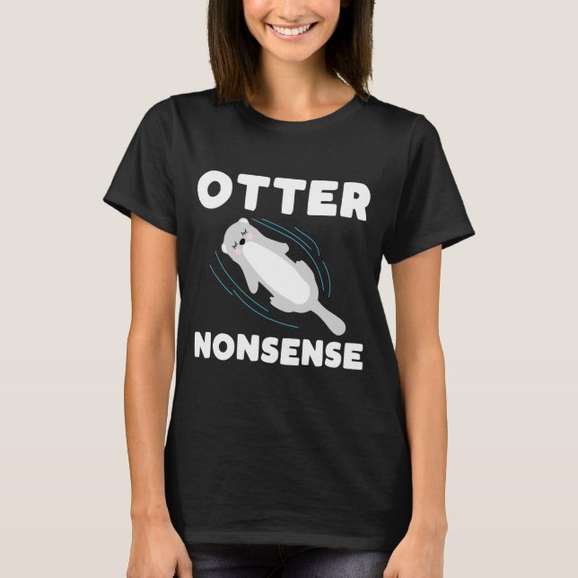 Camiseta Cute And Funny Otter  (Frente)
