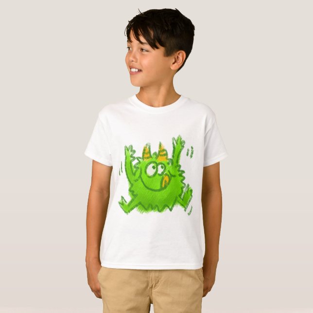 Camiseta Cute Animal Drawing (Frente Completa)