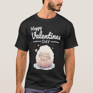 Camiseta Cute Animal Heart Panda  Happy Valentine Day  34