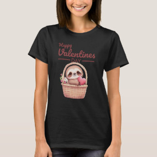 Camiseta Cute Animal Heart Panda Happy Valentine Day  38