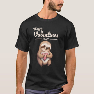 Camiseta Cute Animal Heart Panda Happy Valentine Day  6