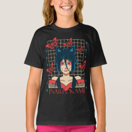 Camiseta Cute Anime Butterfly Girl T-Shirt | Japanese Aesth