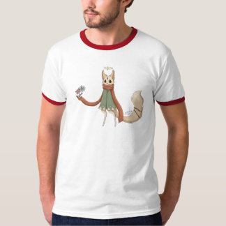 Camiseta Cute Anime Character Red Ringer