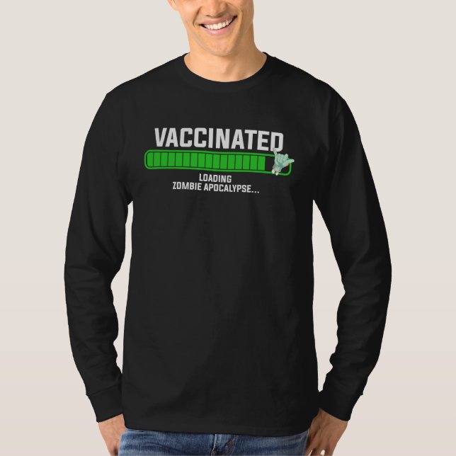 Camiseta Cute  Anti Vaxxer Get Vaccinated Unvaccinated Zomb (Frente)