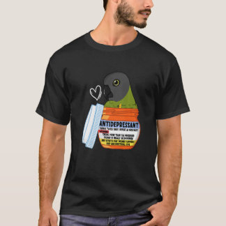 Camiseta Cute Antidepressant Parrot I Senegal Parrot Premiu