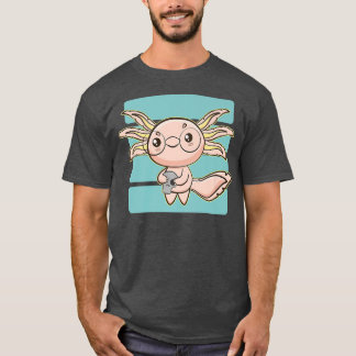 Camiseta Cute Aolotl Pet Ambystoma Meicanum Walking Fish Go