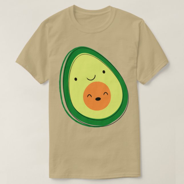 Camiseta Cute Avacado 2 (Frente do Design)