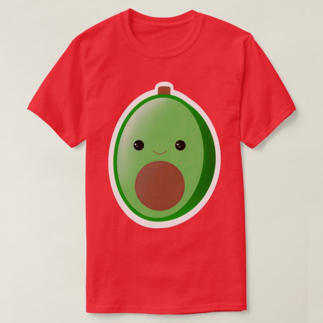 Camiseta Cute Avocado 1 1 (Frente do Design)