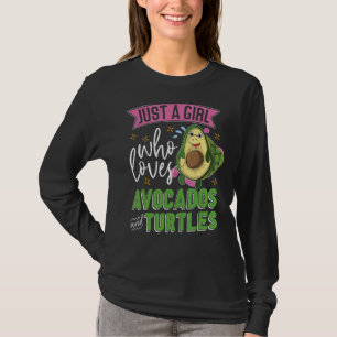 Camiseta Cute Avocado Ocean Animal Cute Proprietário de Pet