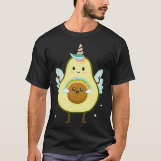 Camiseta Cute avocado unicórnio