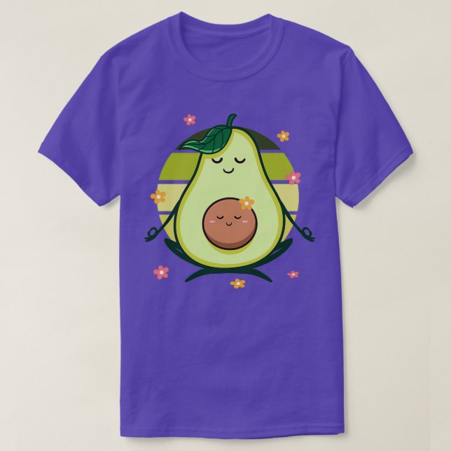 Camiseta Cute Avocado Vegan (Frente do Design)