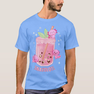 Camiseta Cute Axolotl Lover Snaxolotl Kawaii, Kids Axolotl