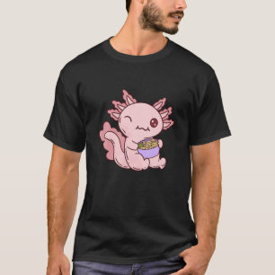Camiseta Cute Axolotl Ramen Anime Kawaii Snaxolotl
