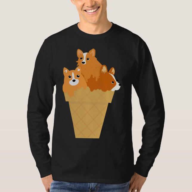 Camiseta Cute Baby Corgi (Frente)