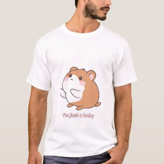 Camiseta Cute Baby Hamster – “I’m Just a Baby” Funny Kawaii