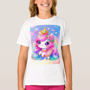 Camiseta Cute Baby Rainbow Unicorn