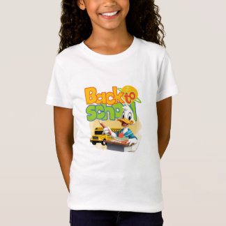 Camiseta Cute Back to School Duck T-Shirt – Fun Cartoon 
