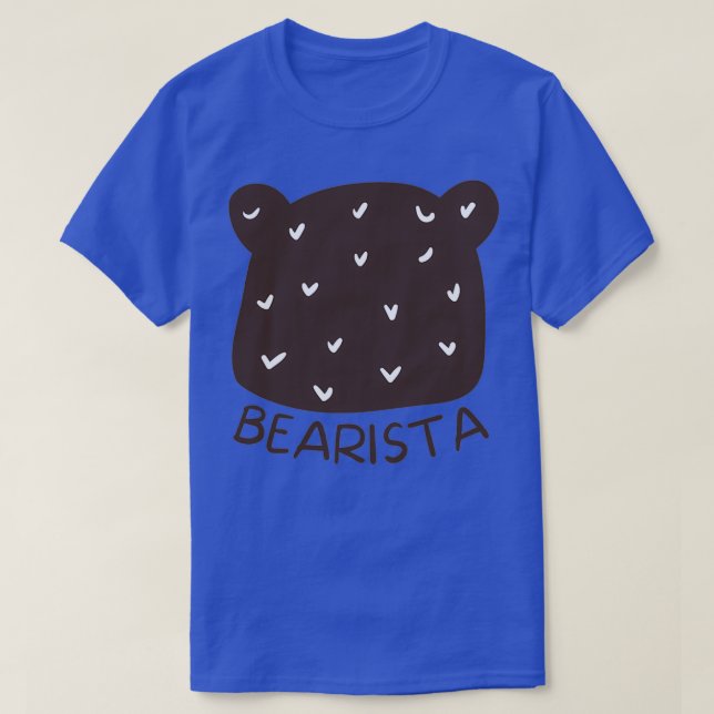Camiseta Cute Barista Bearista 1 (Frente do Design)