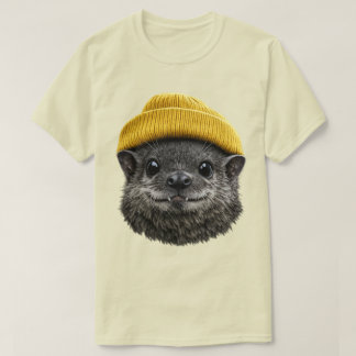 Camiseta Cute Bat in Beanie - Vintage 90s Bat Design - Goth