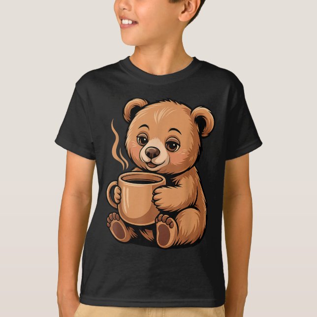Camiseta Cute Bear Design For Bear Lover And Bear  (Frente)