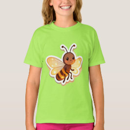 Camiseta Cute Bee Kids T-Shirt – Adorable Cartoon Bee