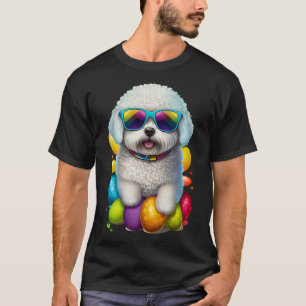 Camiseta Cute Bichon Frise Ovos Cachorros Figurinos M