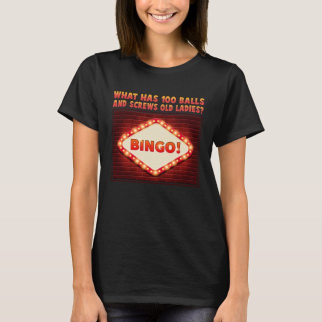 Camiseta Cute Bingo Design For Casino Game Bingo Lover 2 (Frente)