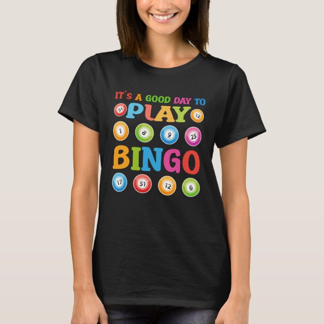 Camiseta Cute Bingo For Casino Game Bingo (Frente)