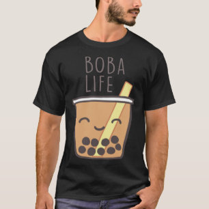 Camiseta Cute Boba Pearl Tapioca Milk Tea Life
