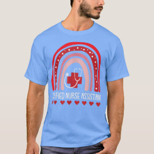 Camiseta Cute Boho Rai de Graduação do Assistente de Enferm