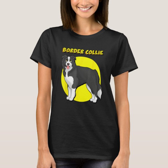 Camiseta Cute Border Collie (Frente)