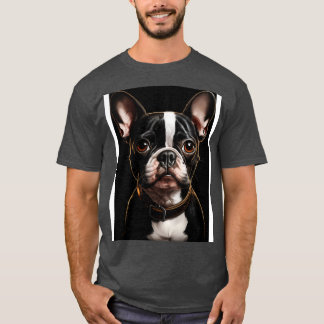Camiseta Cute Boston Terrier abre cães Boston Terrier 1