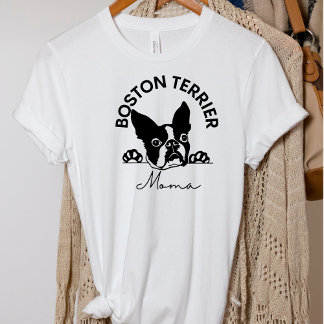 Camiseta Cute Boston Terrier Mãe Cachorro T-Shirt