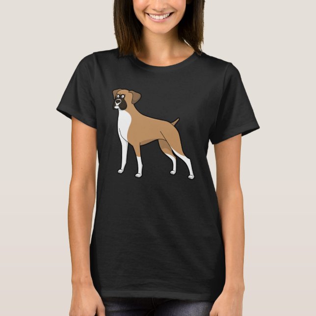 Camiseta Cute Boxer Dog  Dog (Frente)
