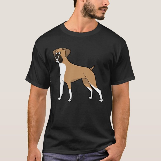 Camiseta Cute Boxer Dog  Dog (Frente)