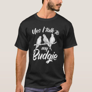 Camiseta Cute Budget Do Proprietário Do Parakeet Sim Eu Fal