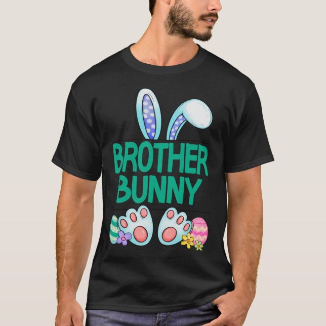 Camiseta Cute Bunny Brother Bunny Cute Easter Family Matchi (Frente)