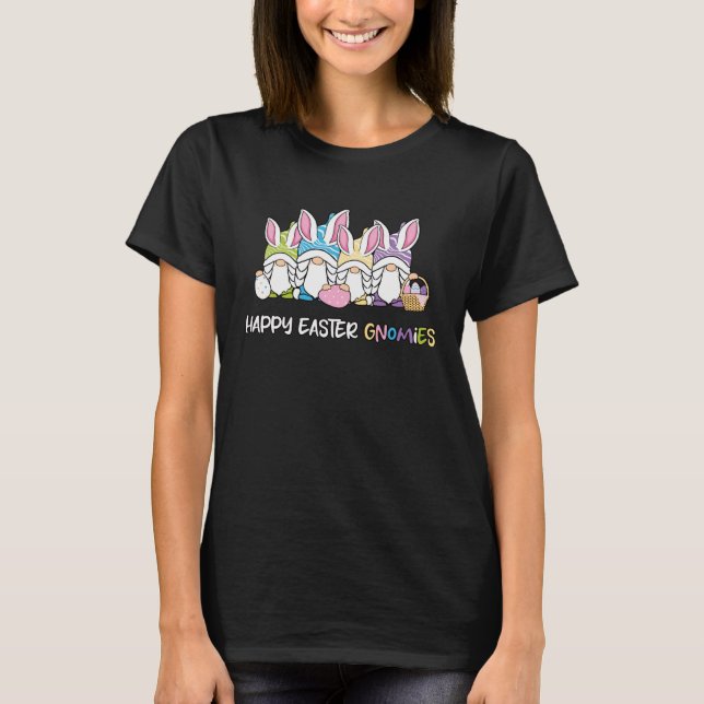 Camiseta Cute Bunny Happy Easter Day Eggs Hunt Boys Girls K (Frente)