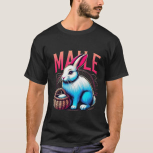 Camiseta Cute Bunny Lover Tee: Coelho Suave e Adorável