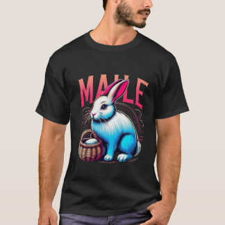 Camiseta Cute Bunny Lover Tee: Coelho Suave e Adorável