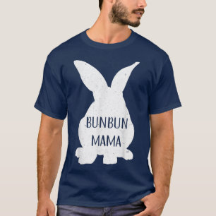 Camiseta Cute Bunny Mama Mãe Coelho Amada Meninas D Mãe