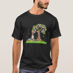 Camiseta Cute Bunny Rabbit Face Tie Dye Glasses Girl Happy