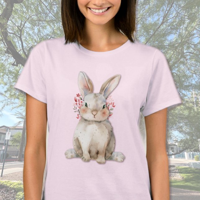 Camiseta Cute Bunny T-Shirt (Criador carregado)