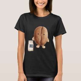 Camiseta Cute Café Bean