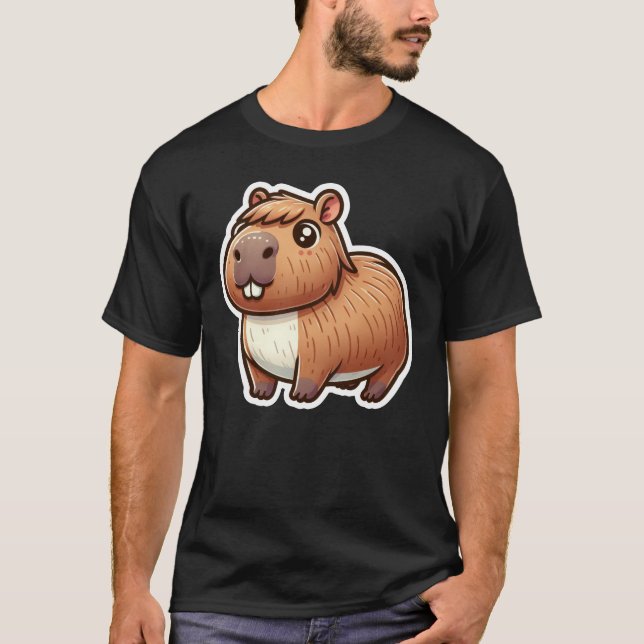 Camiseta Cute Capybara (Frente)