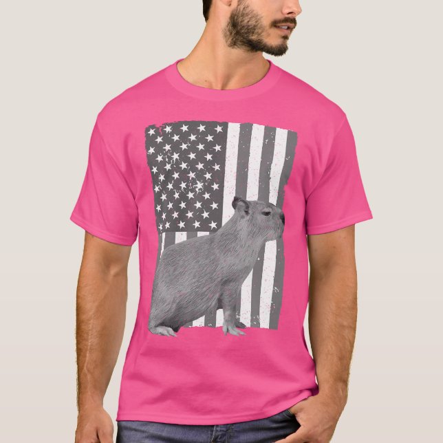Camiseta Cute Capybara Cavy Rodent Capybara (Frente)