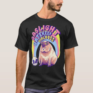Camiseta Cute Capybara Gaslight Gatehold Girlpatrão