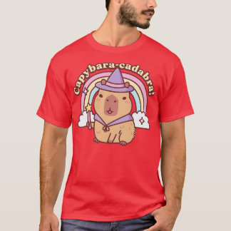 Camiseta Cute Capybara Magic Capybaracadabra Funny