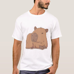 Camiseta Cute Capybara Relaxing